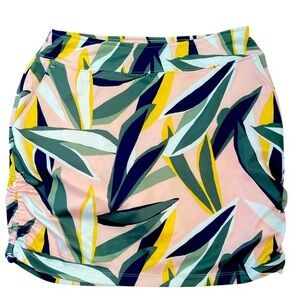 Lady Hagen Skort - XS green , pink , white , polyester spandex,
